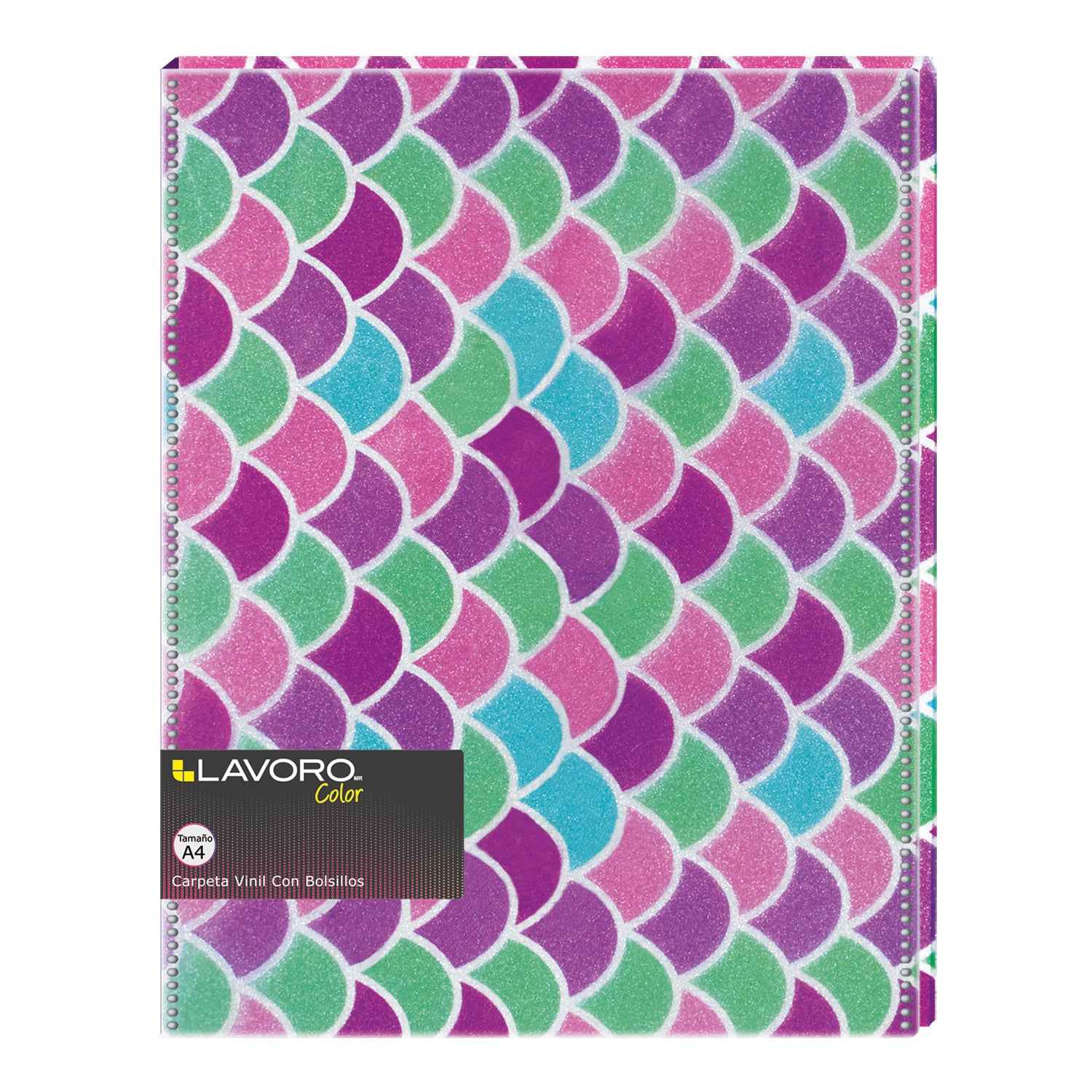 Carpeta Vinil Con Bolsillos A4 Diseño Sirena | Lavoro